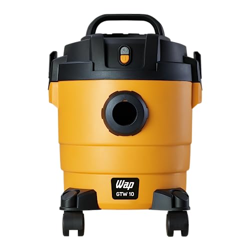 Aspirador de Pó e Líquidos WAP GTW 10 Filtro Lavável 1400W 220 Volts - Capacidade de 10 litros e Mangueira de 1,5 metros