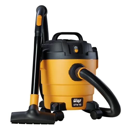 Aspirador de Pó e Líquidos WAP GTW 10 Filtro Lavável 1400W 220 Volts - Capacidade de 10 litros e Mangueira de 1,5 metros