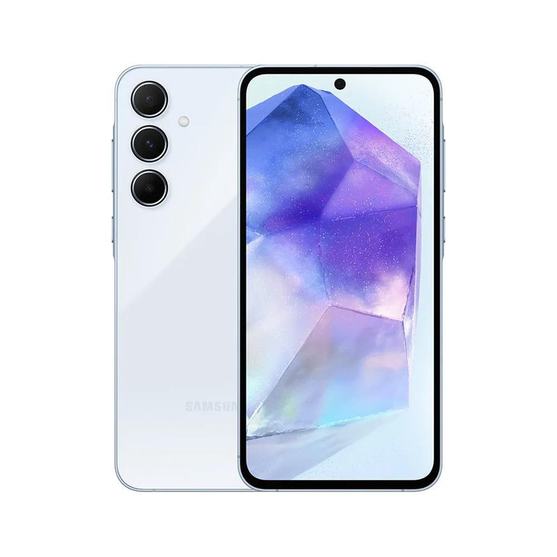 Celular Samsung Galaxy A55 5G, Câmera Tripla até 50MP, Tela 6.6", 256GB Azul Escuro