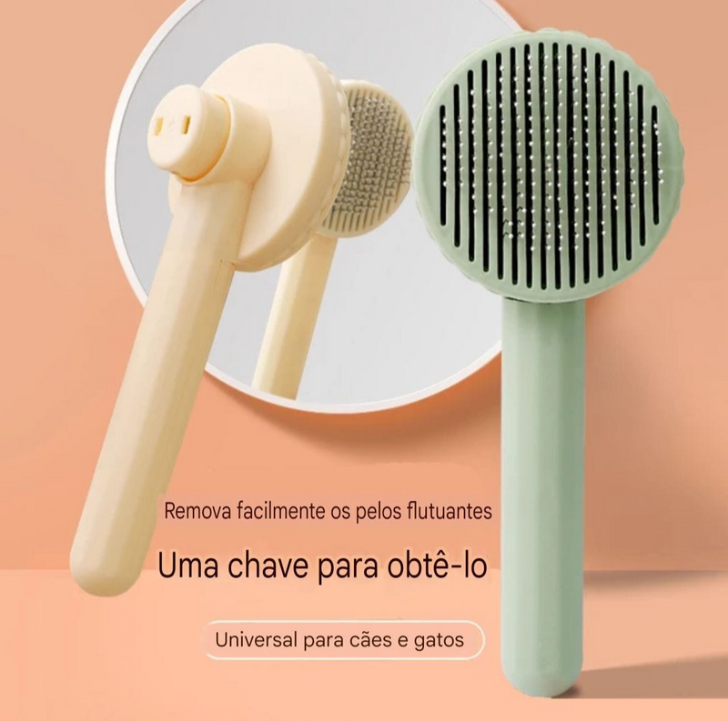 Pente para remoção de pelos de animais de estimação, escova para gatos, escova autolimpante para remoção de pelos de cães, raspador, ferramenta de limpeza para animais de estimação, acessórios para gatos