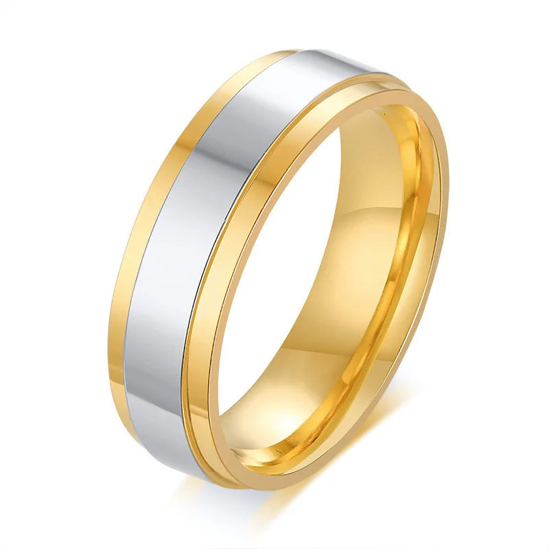 Anel de casal de design de luxo, anéis de noivado e casamento para mulheres, homens, anel de promessa, presente romântico de dia dos namorados, joias, Anillos Mujer