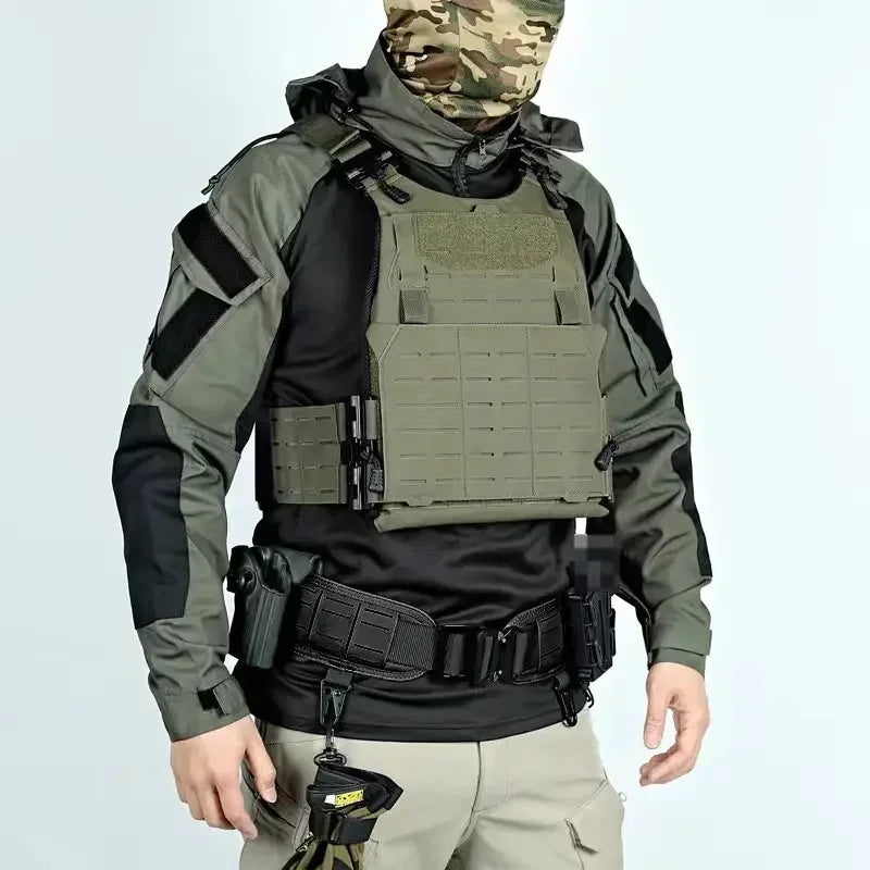Camisas táticas de combate masculinas, manga comprida, camiseta respirável, tops de camuflagem com capuz, secagem rápida, swat, primavera e outono
