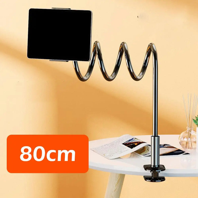 Suporte para celular com pescoço de ganso, suporte universal 360 flexível, suporte preguiçoso, braçadeira de braços longos para suporte de smartphone C0K1